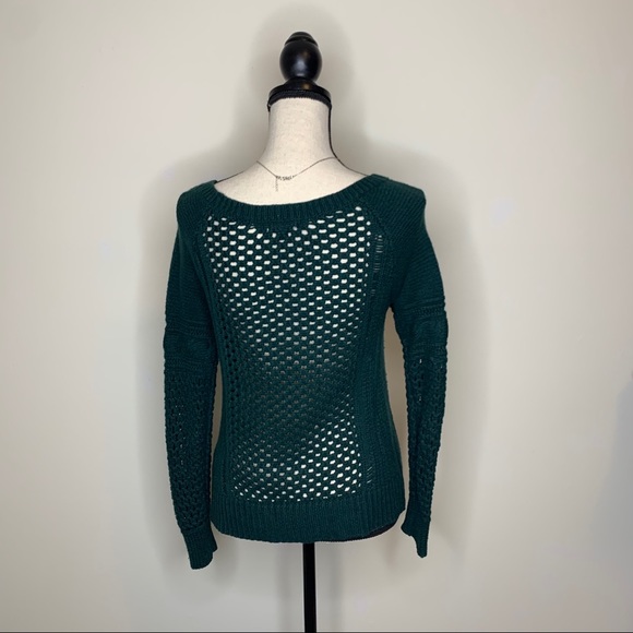 American Eagle • Dark Green Knitted Sweater - Picture 4 of 5